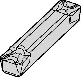 Пластина A4™ для обработки торцевых канавок малого диаметра A4G0205M2SU02GMN KCU25