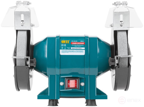 Станок заточной 250 Вт; 2950 об/мин; круги 150/12,7 мм; 20 мм ; 6,1 кг; коробка