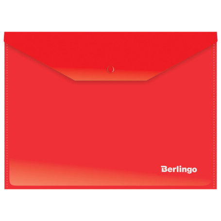 Папка-конверт на кнопке Berlingo, В5, 180 мкм, ассорти