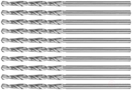 HSS ground metal drills, 135° sharpening angle, 2.0 x 49 mm (10 pcs.)