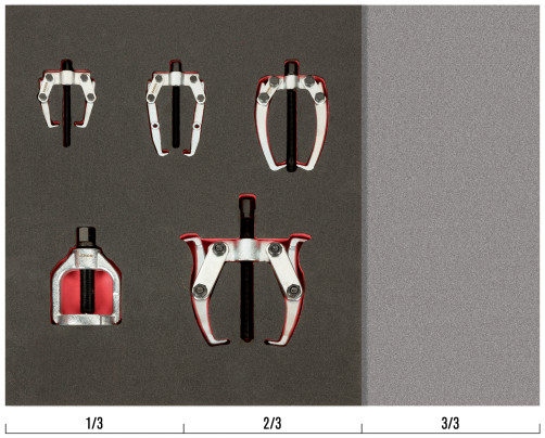 Fit&Go Set of pullers in a bed, 5 items