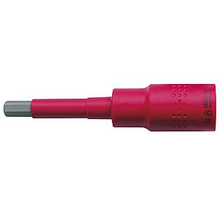 VDE nozzle for screws with internal hexagon 1/2" SW 6 mm