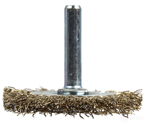 Кордщетка для дрели радиальная мягкая ПРАКТИКА 50 мм, хвост 6 мм (032-539)