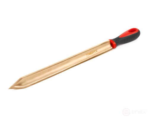 Triangular scraper 26x425 mm handle fiberglass intrinsically safe 224-1004 BeCu, HORTZ