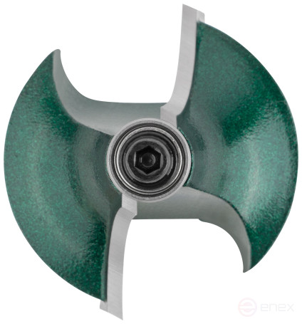 Фреза кромочная калевочная с нижним подшипником DxHxL=38,1х19х57,7 мм