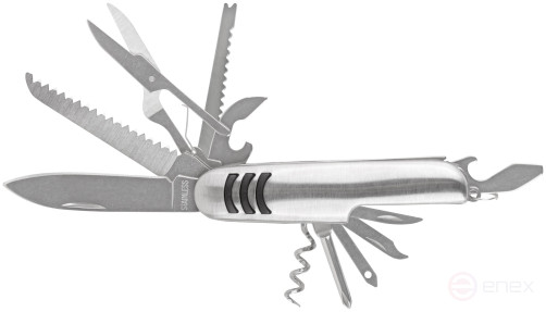 Folding knife, stainless steel blade 12 functions