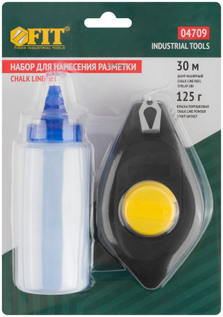 Jack-up paint cord, ABS plastic housing 30 m + marking paint 125 gr.