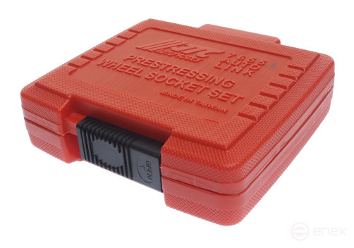 Set of impact heads for alloy wheels 17-19-22mm L=85mm 3 pieces in a JTC case