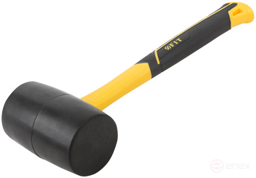 Киянка резиновая, фиберглассовая ручка 80 мм (900 гр)