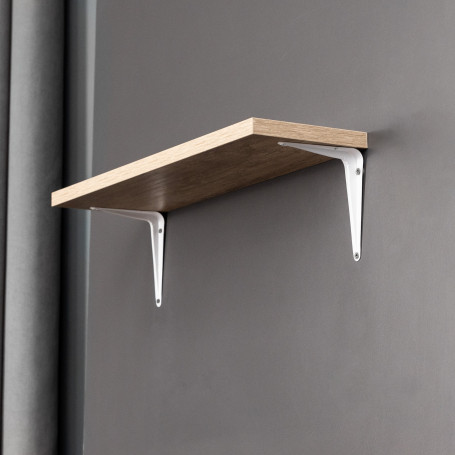 Shelf holder meth. 150*125 white AKS