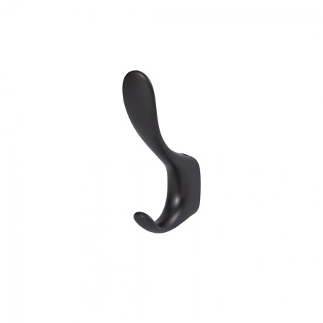 Hook metal two-horn metal ROMA black matte AKS