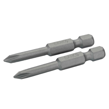 1/4" Bits 2pcs. for Phillips PH1 screws, L=50 mm