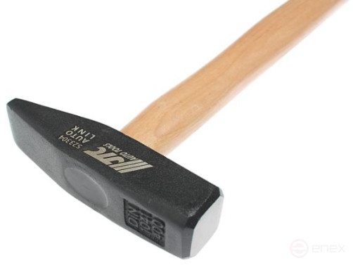 Молоток 0.400кг слесарный деревянная ручка гикори JTC