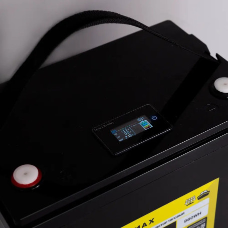 Литиевый аккумулятор тяговый LitoMax LiFePO4 12,8V 75Ah с монитором