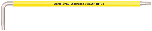 3967 SXL HF TORX® Multicolour Г-образный ключ с функцией фиксации крепежа, удлиненный, нержавеющая сталь, TX 15 x 123 мм