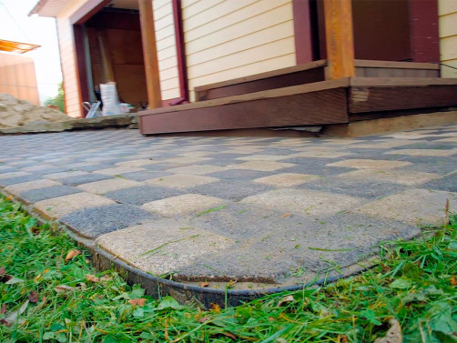 Garden STAFF reinforced curb length 3 meters height 80 mm 1 piece