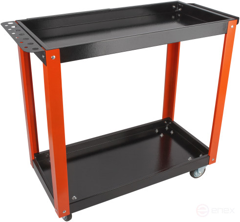 Тележка инструментальная открытая 2 полки (705х360х750 мм) АвтоDело 44222
