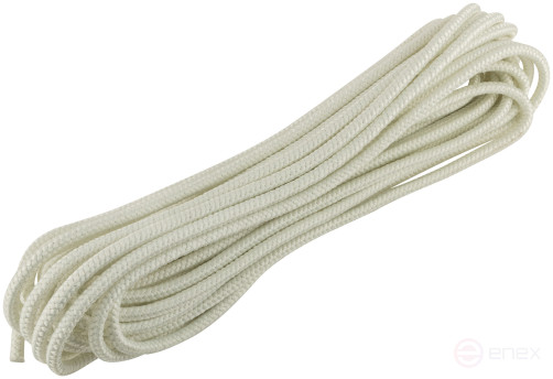 Фал капроновый плетеный 24-х прядный с сердечником 12 мм х 20 м, р/н= 950 кгс