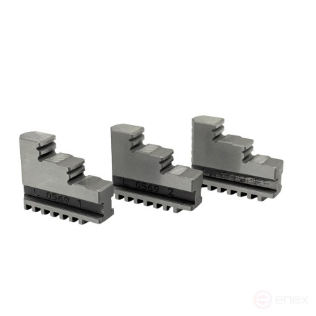 The cams are straight to the turning chuck f 160 3-x cool. pitch 8 mm, width 18.5 mm, groove 10 mm