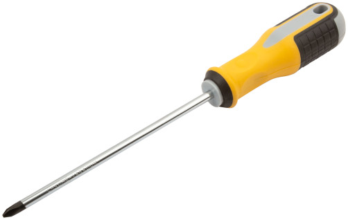 Screwdriver "Start", CrV steel, rubberized handle 6x150 mm PH2