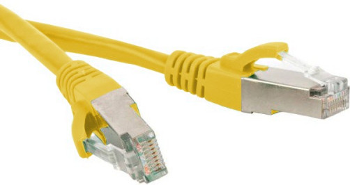 PC-LPM-SFTP-RJ45-RJ45-C5e-8M-LSZH-YL SF/UTP Patch Cord, Shielded, Cat.5e (100% Fluke Component Tested), LSZH, 8 m, Yellow