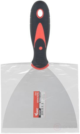 Spatula, stainless steelsteel, rubberized handle 5" (125 mm)