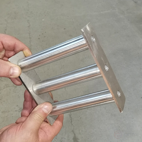 Магнитная решетка прямоугольная ПРОФ-МАГНИТ, 150х150х40 мм, 3 стержня