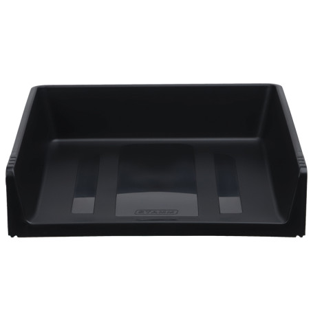 Лоток для бумаг горизонтальный СТАММ "1в1", черный