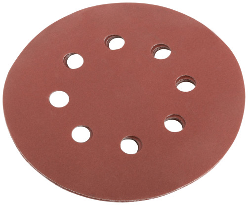 Grinding wheels with holes (Velcro), aluminum-oxide, 125 mm, 5 pcs. P 600