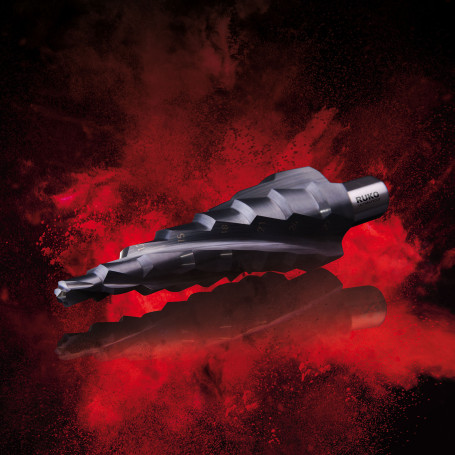 ULTIMATECUT Step drills HSS RUnaTEC with spiral grooves and turbo tips Ø 6,0 - 12,00