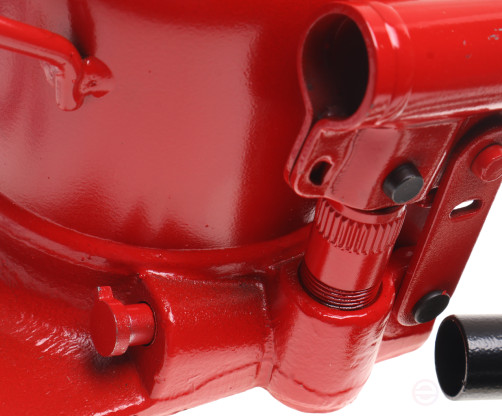 Bottle jack 20t 150-245mm low profile 2-plunger GTE