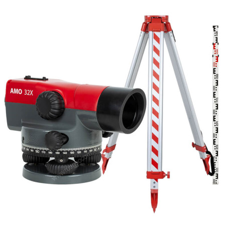 Optical leveling kit AMO 32X + tripod + rail RGK TS-7