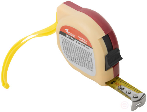 Рулетка пластиковая 2-х цветная "Лайт" 3 м x 16 мм
