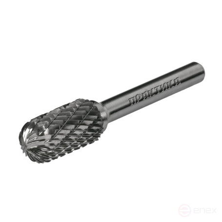 Borehole carbide PRACTICE type C cylindrical rounded, 12 x 25 mm, shank (644-412)