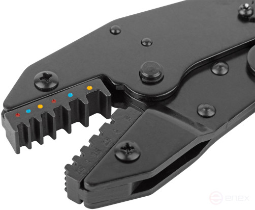 Пресс-клещи (кримпер) для обжима наконечников электропроводов с сечением 0,5-6 мм²