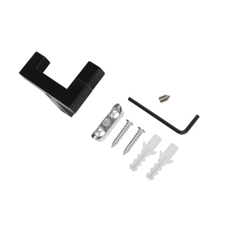 Hook meb. two-horn metal. BENZ black matte AKS