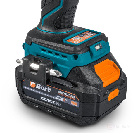 Cordless impact drill BORT BAB-21U (2x4A.h)