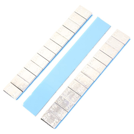 ACG 0086 Fe 100 LUXOR Груза самокл. оцинков 60 г (12*5) синий скотч с кромкой квадрат.(100 шт/уп) 1029421