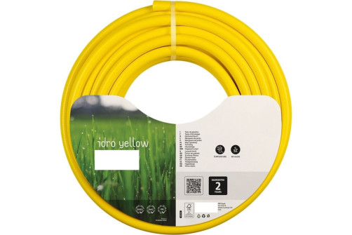 Reinforced 3-layer hose FITT IDRO YELLOW 1/2" 15m.