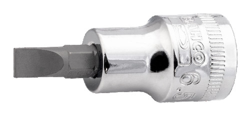 3/8" End head with an insert for screws with a slot, 8 mm