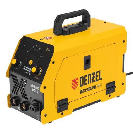 Semi-automatic inverter welding machine Mini MIG-140FG, 140 A, PV 60%// Denzel