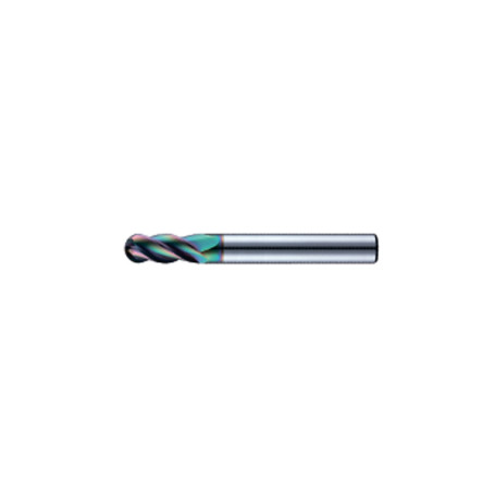 Spherical carbide milling cutter D12x30x80x12z4 TiSiN-HP