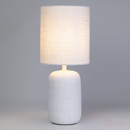 Rivoli Ramona 7041-501 Table Lamp 1 * E14 40W ceramic white with lampshade