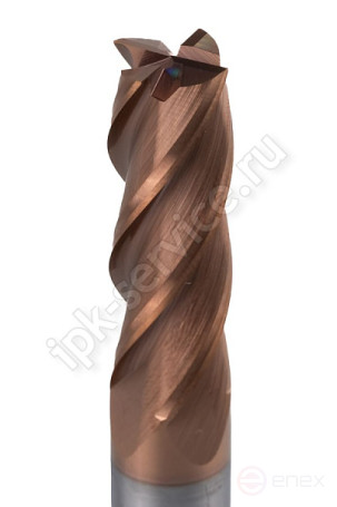 Фреза концевая твердосплавная ВК8 ц/х ф 10 z=5