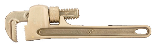 IB Pipe wrench (aluminum/bronze), length 200(8")/grip 25 mm