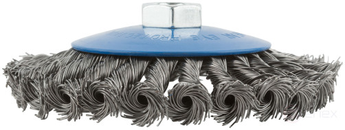 Corkscrew, type "wheel" with tilt, nut M14, steel twisted wire 125 mm