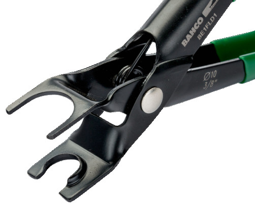 Forceps for disconnecting fuel lines Ø 18.5 mm