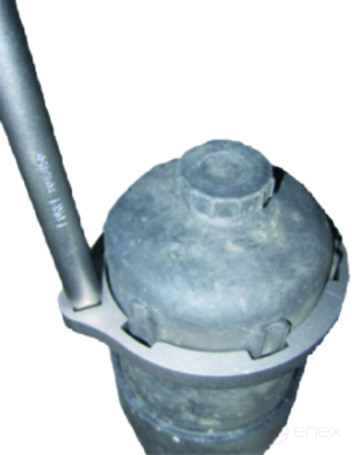 Съемник масляного фильтра (ключ 6-гранный) для двигателей типа D5 (VOLVO) JTC