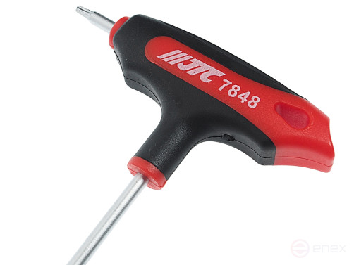 Ключ TORX Т-образный T10H с отверстием JTC