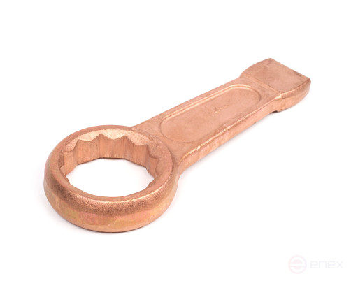 Ключ гаечный рожковый односторонний ударный 90 мм омеднение SITOMO